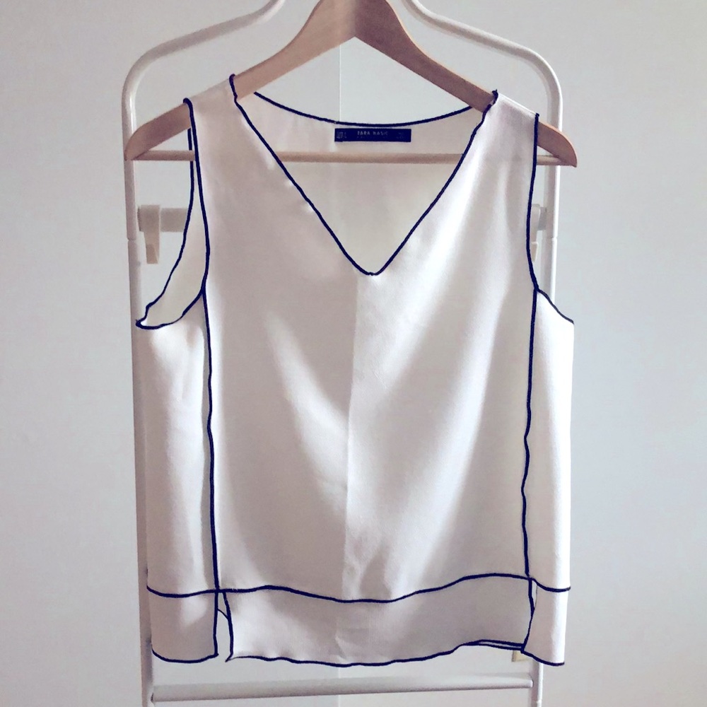 Zara sleeveless blouse